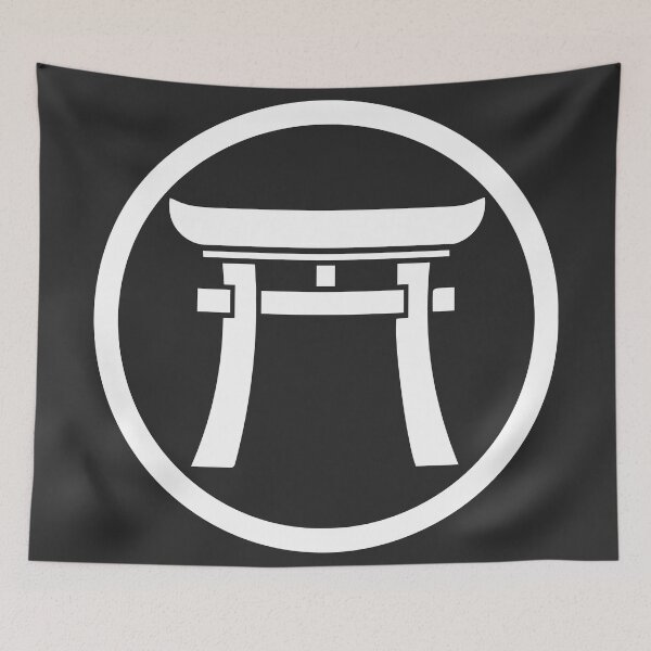 Item preview, Chiwani Torii Mon - Japanese Shinto Crest designed and sold by setgacia.