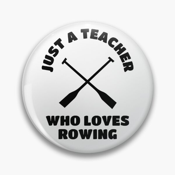Item preview, Just a teacher who loves rowing designed and sold by TheGreenGoat.