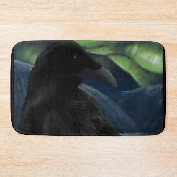 Item preview, Aurora borealis and Crow designed and sold by Weirdstuffshop.