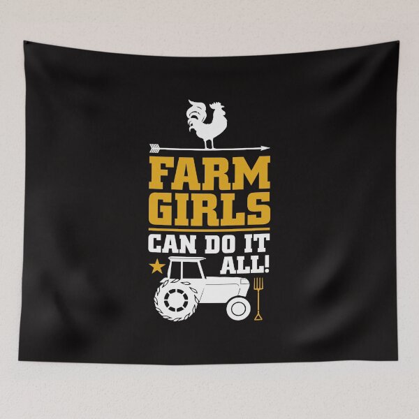 Item preview, Farm Girls Can Do It All Everything Are Hard Workers T Shirt designed and sold by shoutoutshirtco.