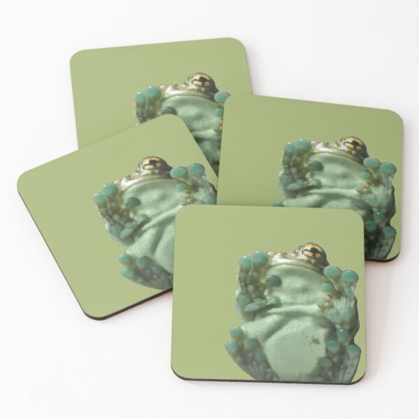 Item preview, frog froggy green yellow designed and sold by MiraNomegusta.