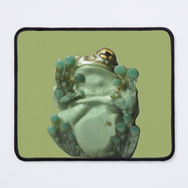 Item preview, frog froggy green yellow designed and sold by MiraNomegusta.