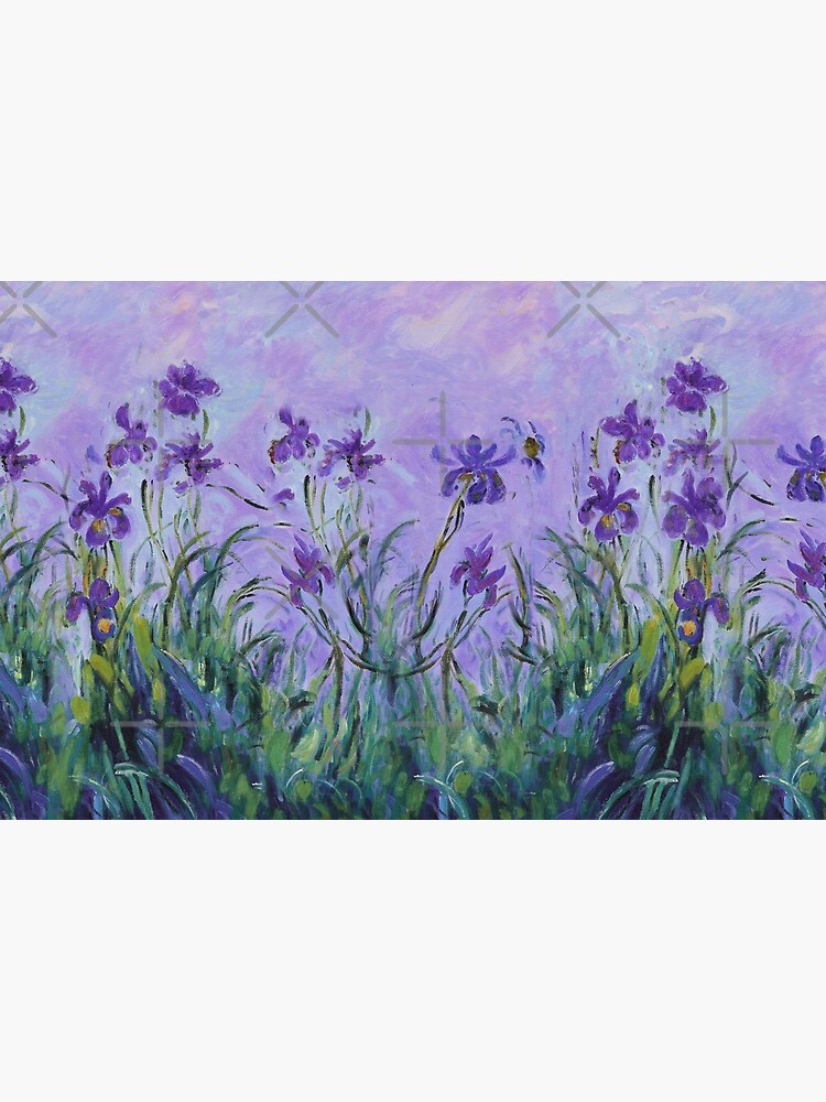 Aperçu 2 sur 2. Skin adhésive d'ordinateur avec l'œuvre Claude Monet Lilas Iris 1914 créée et vendue par alexvoss.