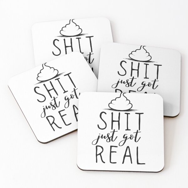 Item preview, Shit just got real designed and sold by ronaldsonou.