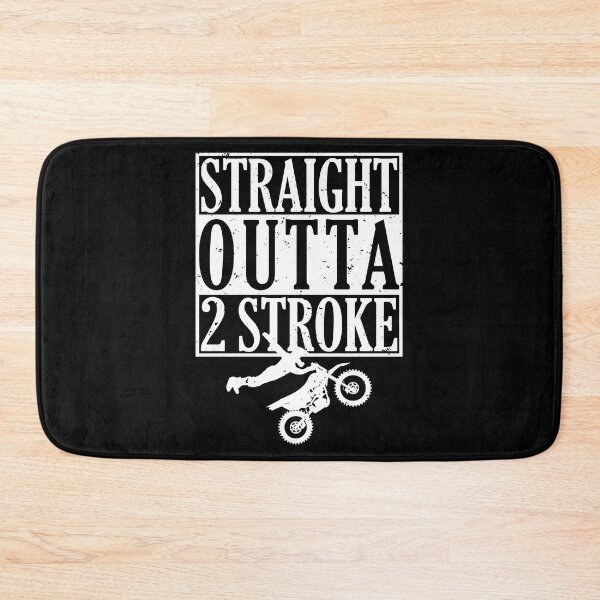 Item preview, Straight Outta Out of 2 Stroke Oil Gas Motocross Dirt Bikes designed and sold by shoutoutshirtco.