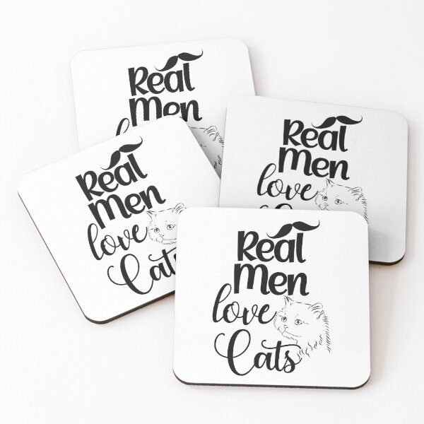 Item preview, Real men love cats designed and sold by theluckstore.