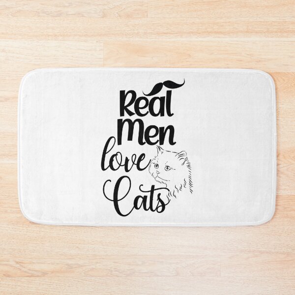 Item preview, Real men love cats designed and sold by theluckstore.