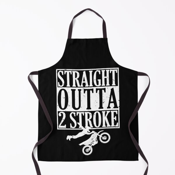 Item preview, Straight Outta Out of 2 Stroke Oil Gas Motocross Dirt Bikes designed and sold by shoutoutshirtco.