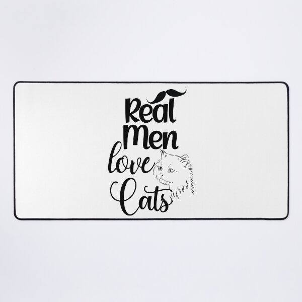 Item preview, Real men love cats designed and sold by theluckstore.