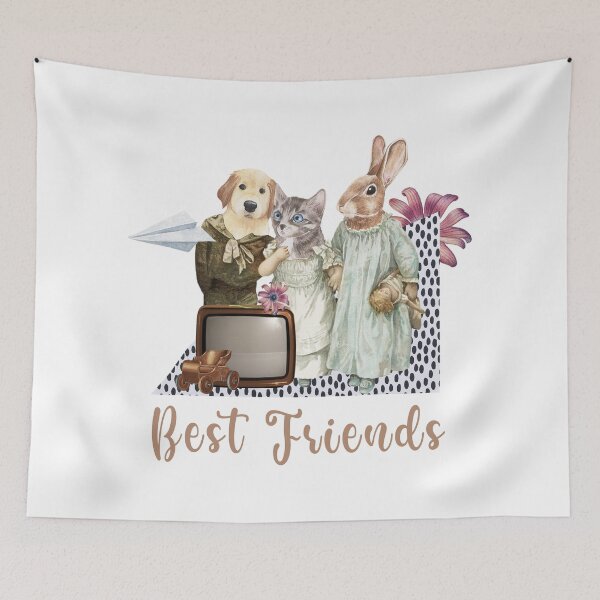 Item preview, Best Friends Dog Cat And Rabbit designed and sold by TheBigShop1.