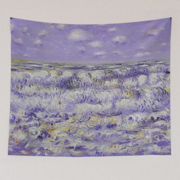 Item preview, Claude Monet Waves Purple designed and sold by GlowinUp Shop.