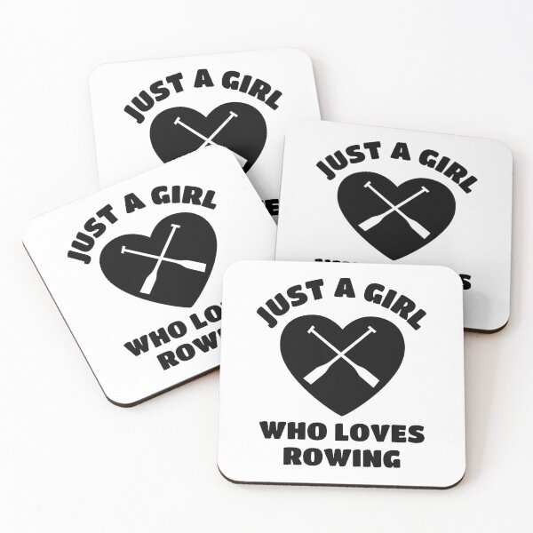 Item preview, Just a girl who loves rowing designed and sold by TheGreenGoat.