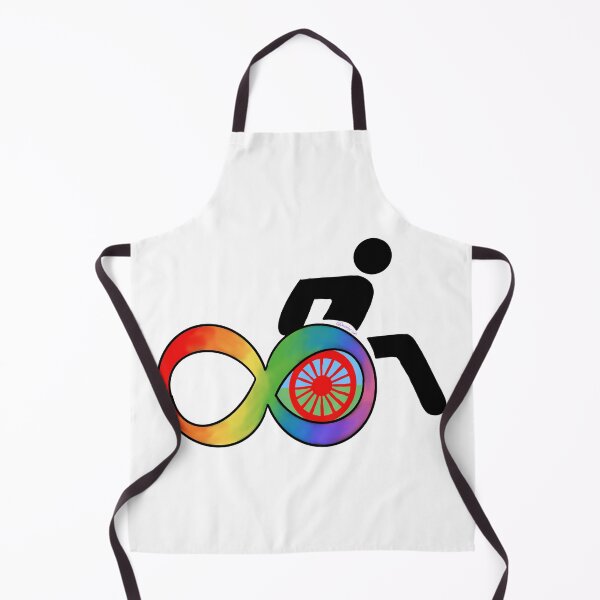 Aperçu de l'œuvre Queer Autistic Romani Disabled Pride créée et vendue par NatLeBrunDesign.