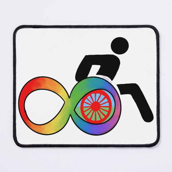Item preview, Queer Autistic Romani Disabled Pride designed and sold by NatLeBrunDesign.