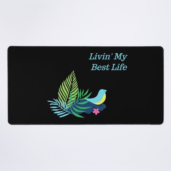 Item preview, Livin My Best Life Love Living The Best Life Birds, Bird Watching Tropical Flowers designed and sold by shoutoutshirtco.