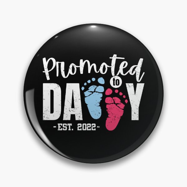 Item preview, Promoted To Daddy New Dad First Time Fatherhood designed and sold by GravitiTees.