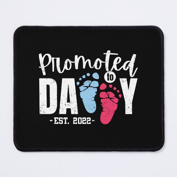 Item preview, Promoted To Daddy New Dad First Time Fatherhood designed and sold by GravitiTees.