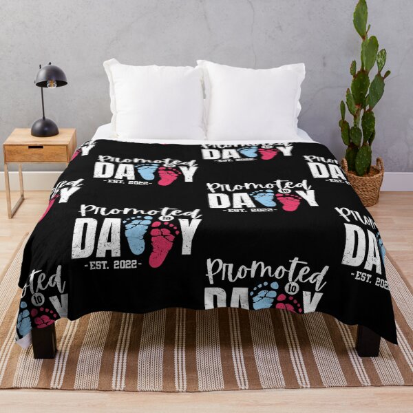 Item preview, Promoted To Daddy New Dad First Time Fatherhood designed and sold by GravitiTees.