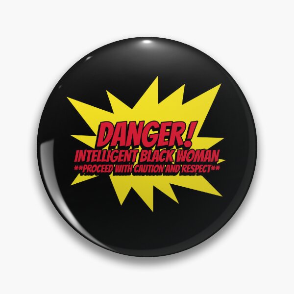 Item preview, Danger intelligent black woman comic kapow style artwork designed and sold by CreatedbyJR.