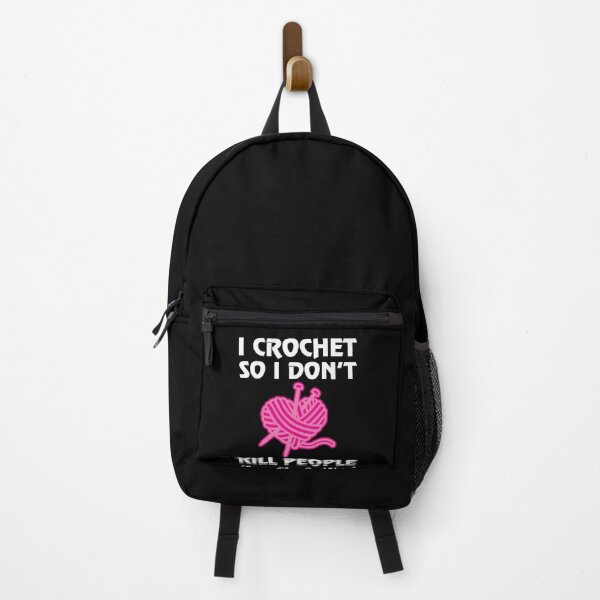 Item preview, I Crochet So I Don't Do Not Kill People Save Lives Send Yarn print designed and sold by shoutoutshirtco.