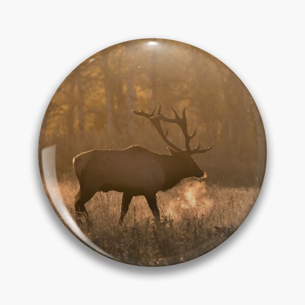 Item preview, Morning Elk in Autumn designed and sold by CozyCabinStuff.