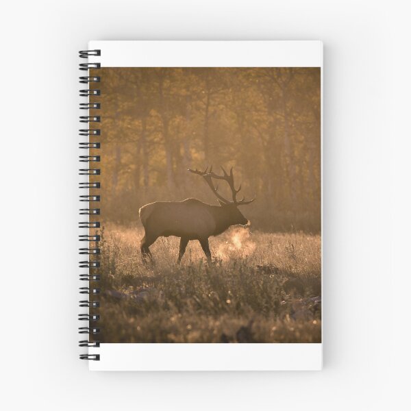 Item preview, Morning Elk in Autumn designed and sold by CozyCabinStuff.
