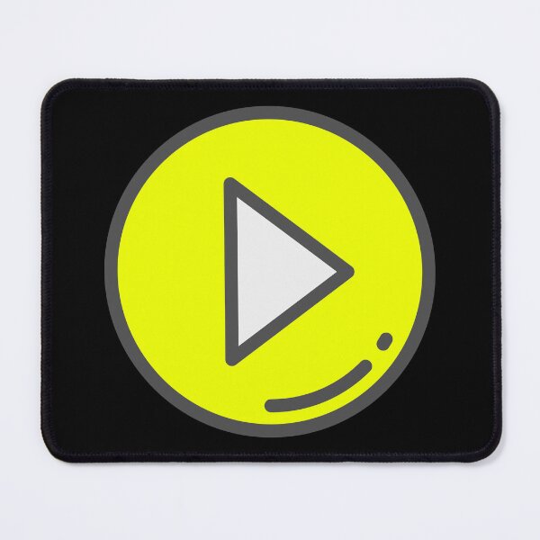 Item preview, Play Button 002 Yellow designed and sold by Rupert Russell.