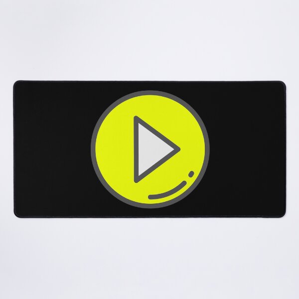 Item preview, Play Button 002 Yellow designed and sold by Rupert Russell.