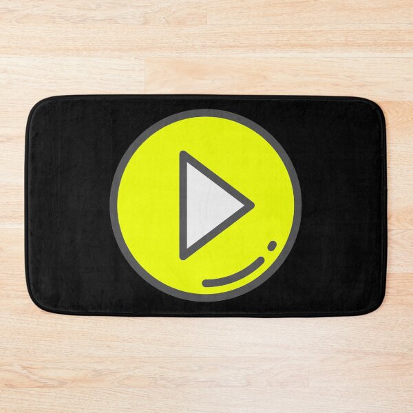 Item preview, Play Button 002 Yellow designed and sold by Rupert Russell.