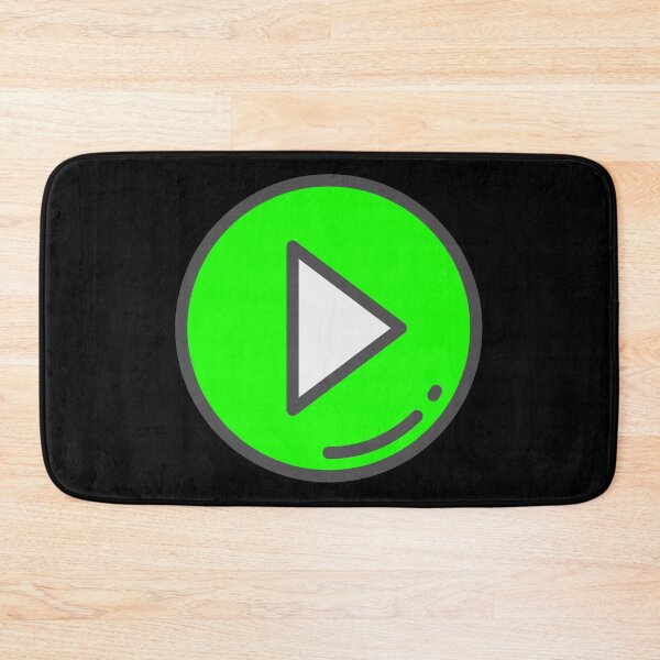 Item preview, Play Button 002 Green designed and sold by Rupert Russell.