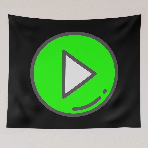 Item preview, Play Button 002 Green designed and sold by Rupert Russell.