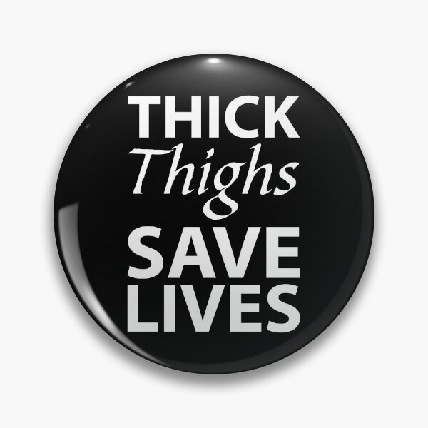 Item preview, Thick Thighs Save Lives Plus Size Chunky Chubby Fluffy Tee designed and sold by shoutoutshirtco.