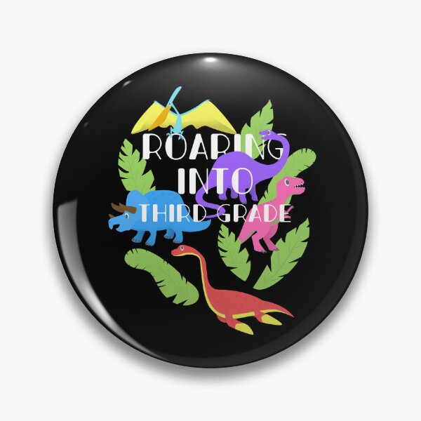 Item preview, Roaring Into 3rd Grade - Third Grader Dinosaur School Tee designed and sold by shoutoutshirtco.