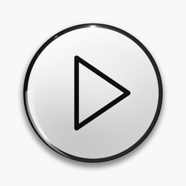 Item preview, Copy of Play Button 003 Black on White Outline - Fill designed and sold by Rupert Russell.