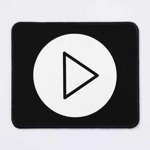Item preview, Copy of Play Button 003 Black on White Outline - Fill designed and sold by Rupert Russell.