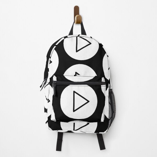 Item preview, Copy of Play Button 003 Black on White Outline - Fill designed and sold by Rupert Russell.