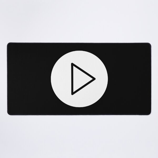 Item preview, Copy of Play Button 003 Black on White Outline - Fill designed and sold by Rupert Russell.