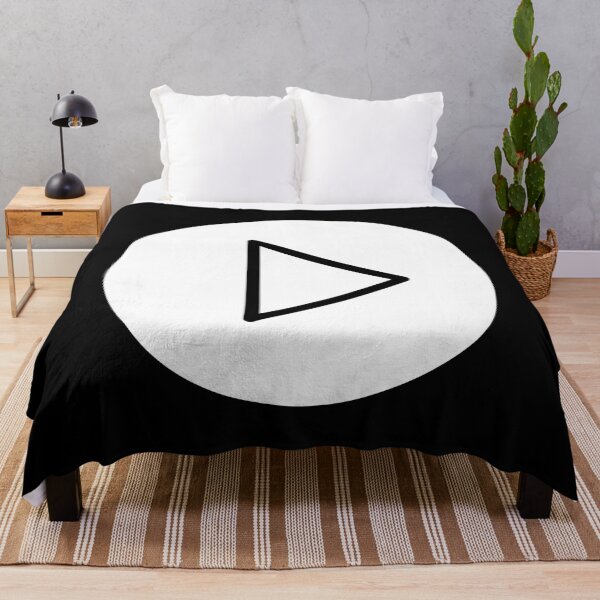 Item preview, Copy of Play Button 003 Black on White Outline - Fill designed and sold by Rupert Russell.