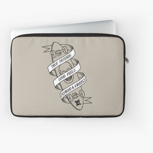 Classic tattoo skull skateboard - sk8all T-Shirt Laptop Sleeve