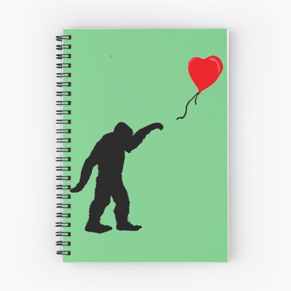 Item preview, Banksy Bigfoot Red Heart Balloon Valentines designed and sold by checkertonetees.