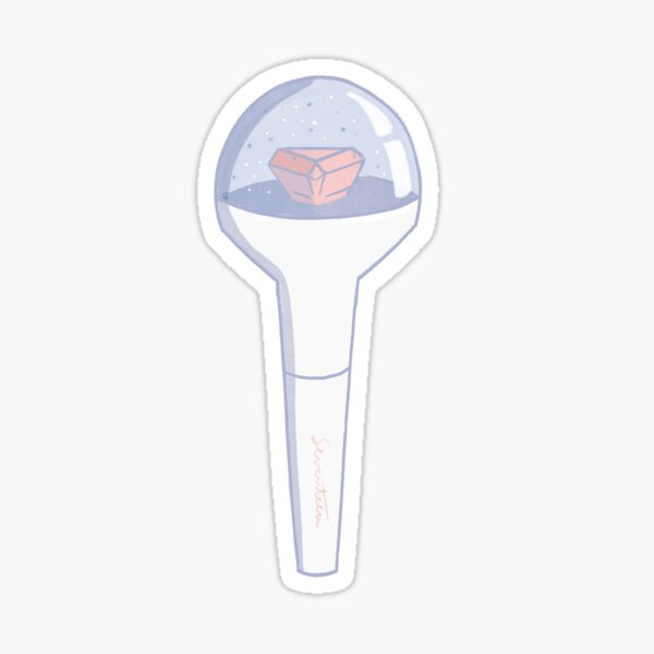 BTS Lightstick Sticker for Sale by StrawberriJam