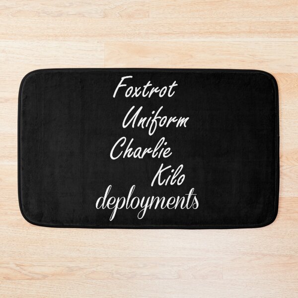 Item preview, Foxtrot Uniform Charlie Kilo Deployments Screw Them T Shirt designed and sold by shoutoutshirtco.