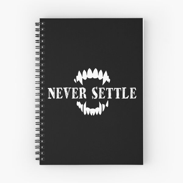 Item preview, Never Settle Fangs Motivational designed and sold by izyyshop.