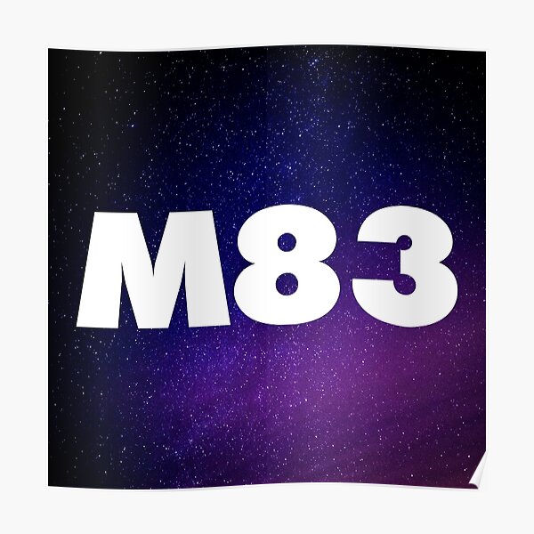 "M83 Logo" Poster by toffolotty | Redbubble