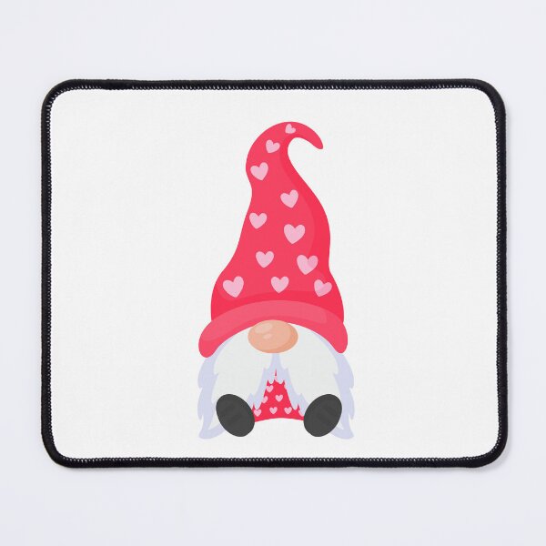 Aperçu de l'œuvre Gnome de la Saint-Valentin rose créée et vendue par Smileycreation.