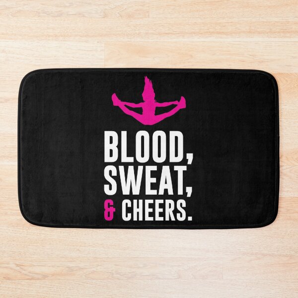 Item preview, Blood Sweat and Cheers Cheerleading Cheerleader Sports Team designed and sold by shoutoutshirtco.