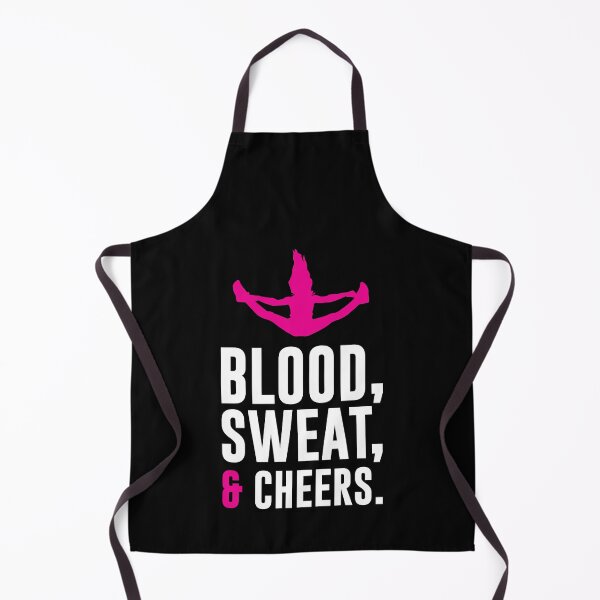 Item preview, Blood Sweat and Cheers Cheerleading Cheerleader Sports Team designed and sold by shoutoutshirtco.