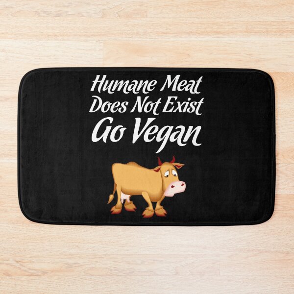 Artikelvorschau, Humane Fleisch existiert nicht Go Vegan Vegetarian Tee entworfen und verkauft von shoutoutshirtco.