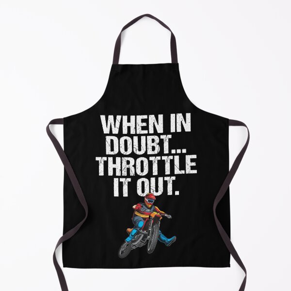 Item preview, When in Doubt Throttle It Out Motocross Dirt Bike Racing designed and sold by shoutoutshirtco.