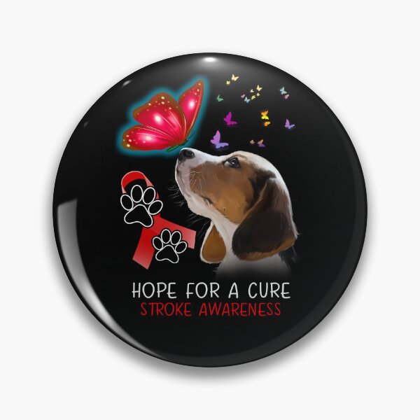 Artikelvorschau, Beagle Hope For A Cure Stroke Awareness entworfen und verkauft von Grooffos.